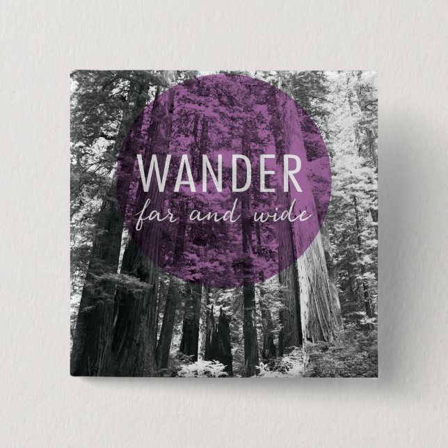 I skogen irrar | långt och det breda knapp (Framsida)