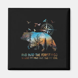 I skogen jag går miste om mitt sinne magnet