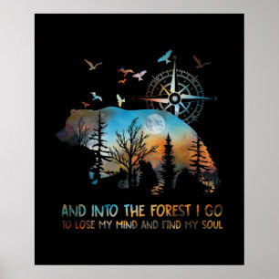 I skogen jag går miste om mitt sinne poster