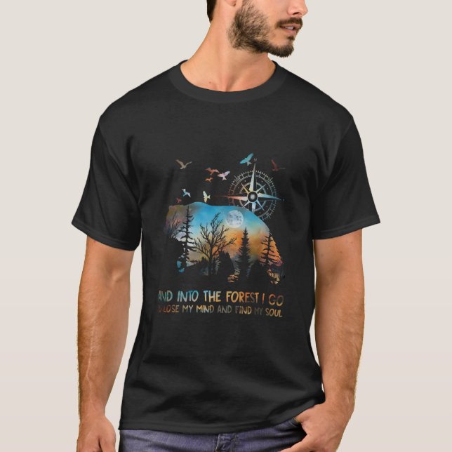 I skogen jag går miste om mitt sinne t shirt (Framsida)