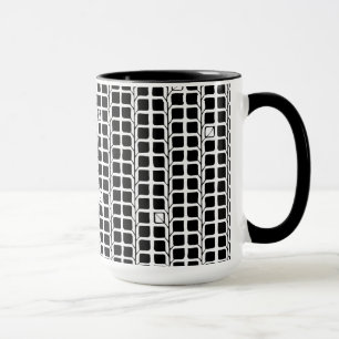 I Skogen Lämnar svart Ringer Mugg