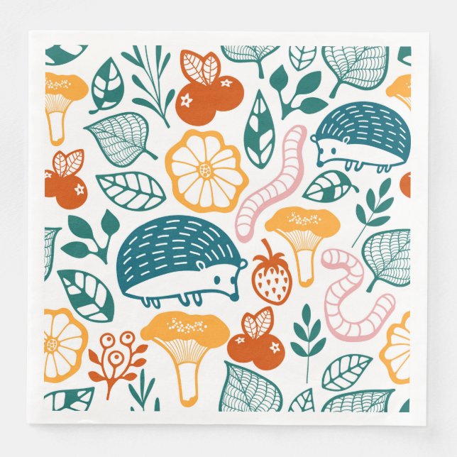 I skogen pappersservett (Framsida)