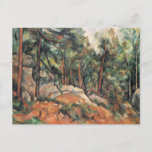I skogen - Paul Cezanne - c1898 Vykort