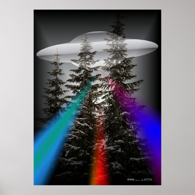 I SKOGEN - UFO POSTER (Framsidan)