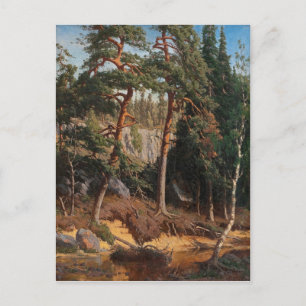 "I skogen" vykort