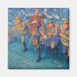 I skottlossningen fodra, 1916 magnet