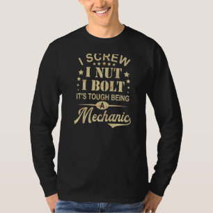 I Skrage I Nöt I Bult Mechanic Reair Garage Verkty T Shirt
