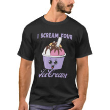 I Skräm Four Ice Cream Kids Boy 4e födelsedagen
