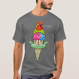 I Skräm Lovebird Head Funny Parrot Pun Pet Bird T Shirt