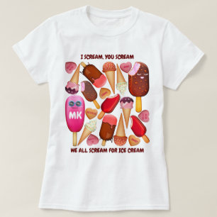 I Skrämer du Skräm Vi alla kräm för Ice Cream T Shirt