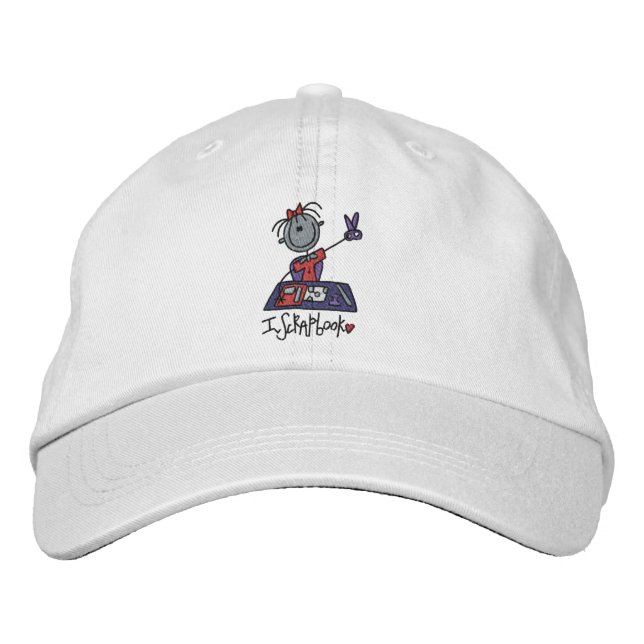 I Skrapbok Broderad Keps (Framsida)