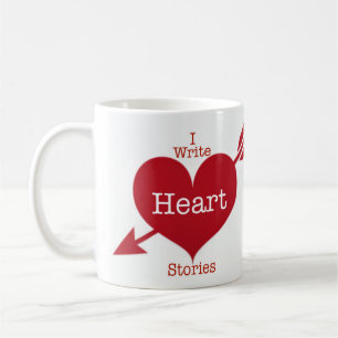 I Skriva Heart-historier Mugg