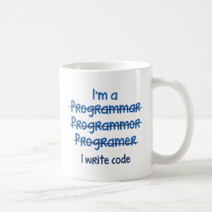 I Skriva-kod Kaffemugg