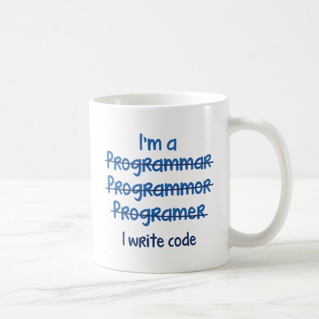 I Skriva-kod Kaffemugg (Höger)