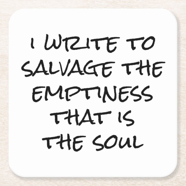 I SKRIVA PAPPER UNDERLÄGG KVADRAT (Framsidan)