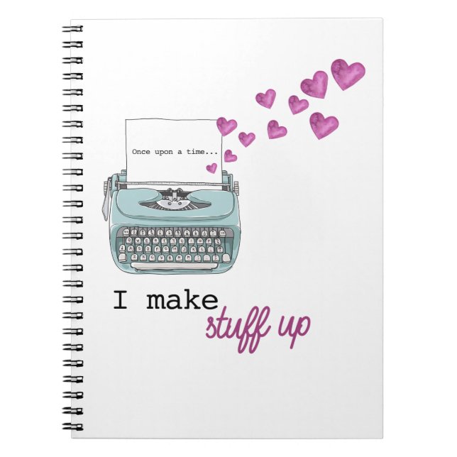 I SKRIVA SAKER Spiral bärbara dator för skrivprogr Anteckningsbok (Framsidan)