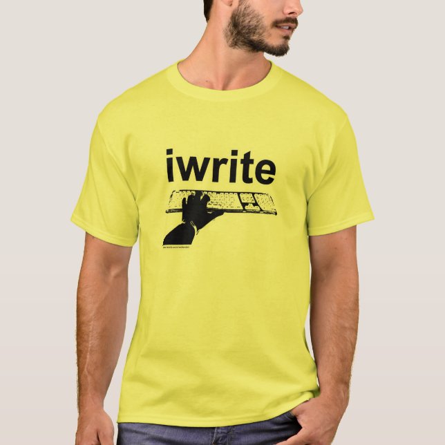 I Skriva Simple Fold Classic Author Slogan Tee Shirt (Framsida)
