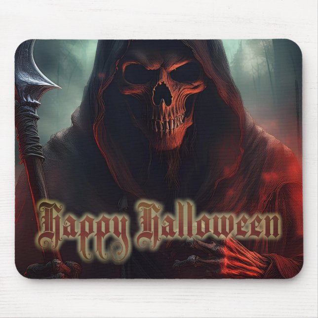 I skuggan av Grim Reaper - Halloween Musmatta (Framsidan)