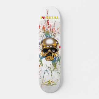 I ❤ Skull 5/10 Mini Skateboard Bräda 18,5 Cm