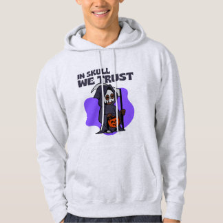 I Skull litar vi på Halloween-design Hoodie