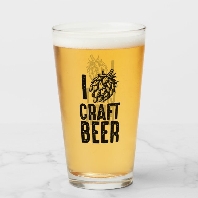 I Skutt Craft Beer Glaskopp (Framsida fylld)