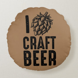 I Skutt Craft Beer Rund Kudde