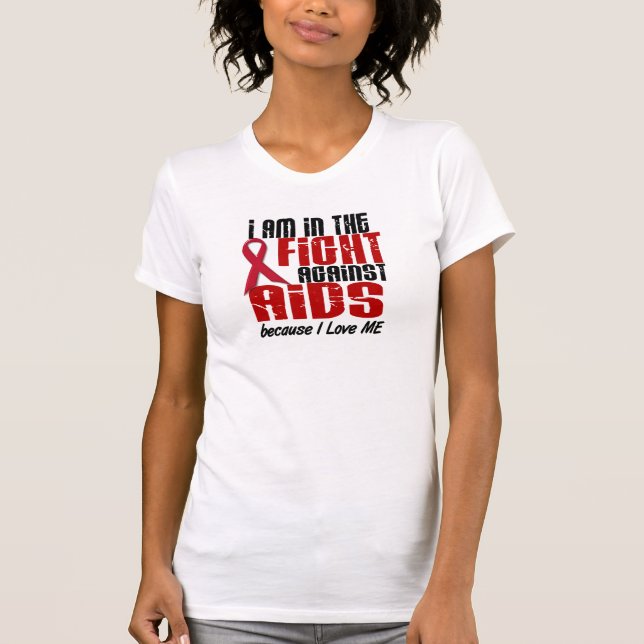 I slagsmål mot AIDS T-shirt (Framsida)