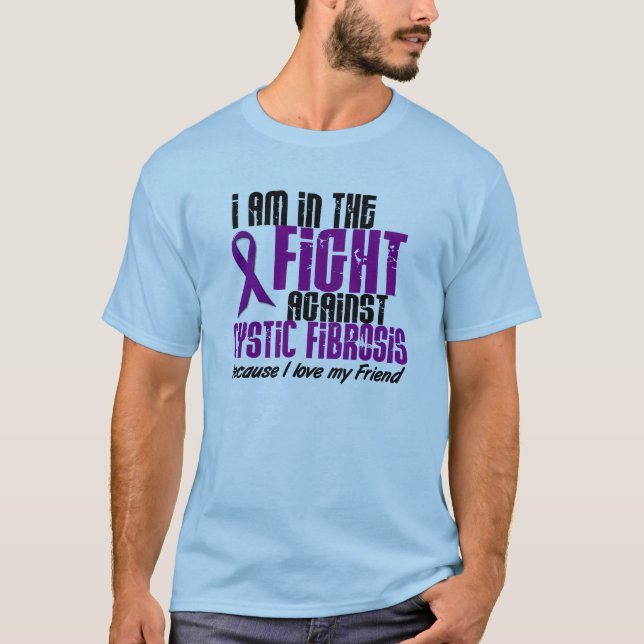 I slagsmål mot BEDRÖVAD Cystic Fibrosis T Shirt (Framsida)