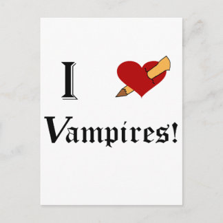 I Slay Vampires Vykort