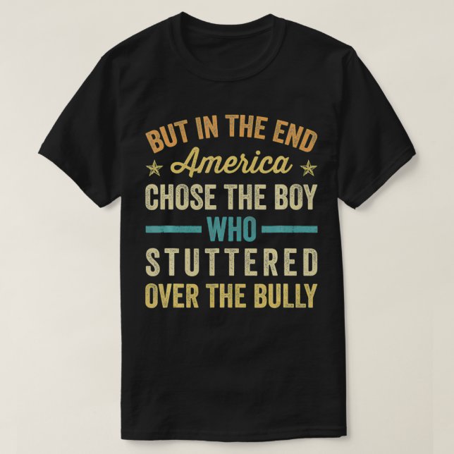 I SLUTAmerika valde pojken som satte upp Ove T Shirt (Design framsida)