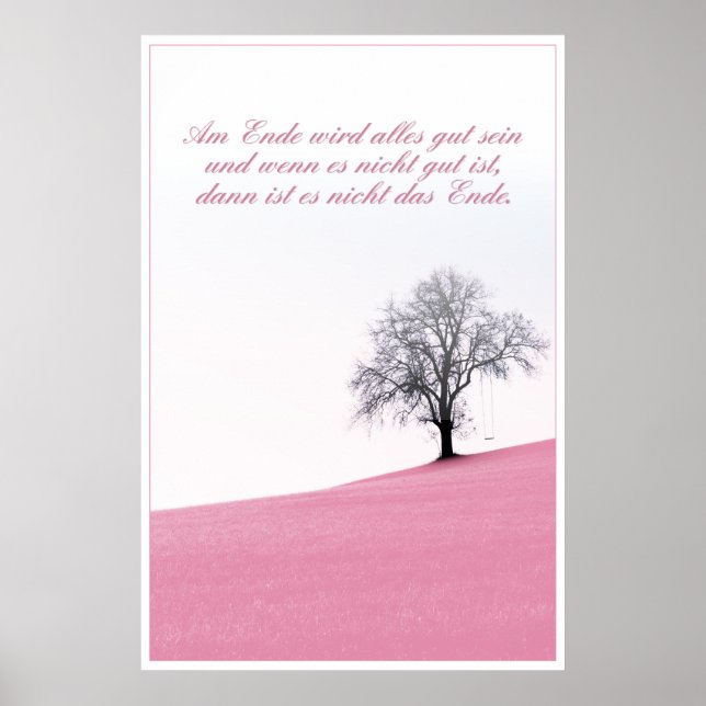I slutändan kommer allt att bli bra poster (Framsidan)