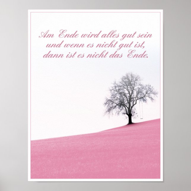 I slutändan kommer allt att bli bra poster (Framsidan)