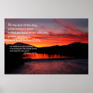 I slutet av dagen...inspirerande poster