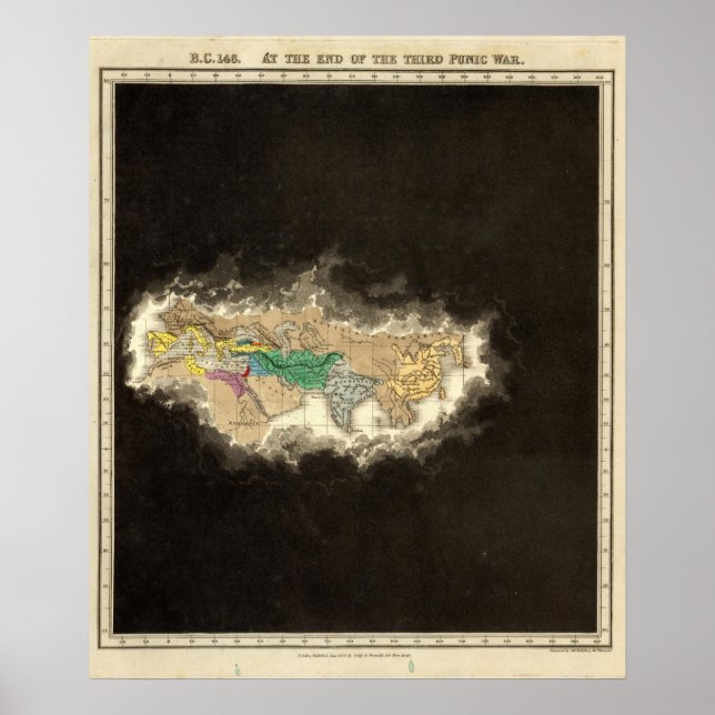 I slutet av den tredje punic Krig 146 BC Poster (Framsidan)