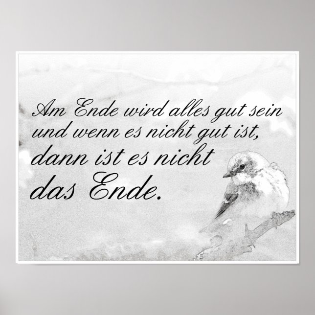 I slutet kommer allt att bli bra poster (Framsidan)