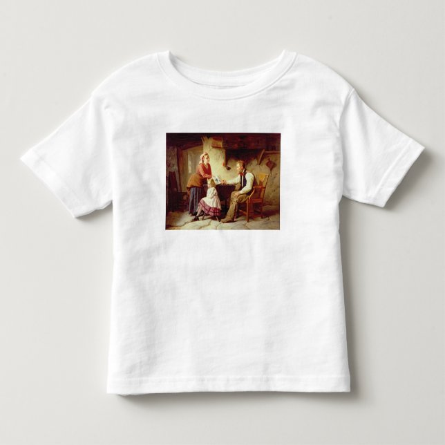 I smälek 1875 (olja på kanfas) tee shirt (Framsida)