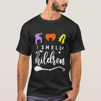 I-Smell-Children-Funny Witch Halloween Lazy Costum T Shirt