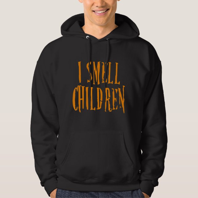 I Smell Children Halloween Costume Hoodie (Framsida)