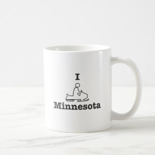 I Snowmobile Minnesota Kaffemugg