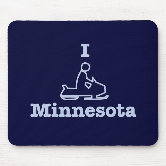 I Snowmobile Minnesota Musmatta (Framsidan)