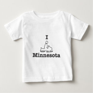 I Snowmobile Minnesota Tee Shirt