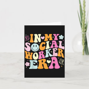 I socialarbetareran söt socialarbetarexamen kort