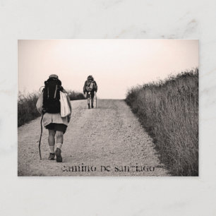 I sök efter Camino de Santiago Vykort