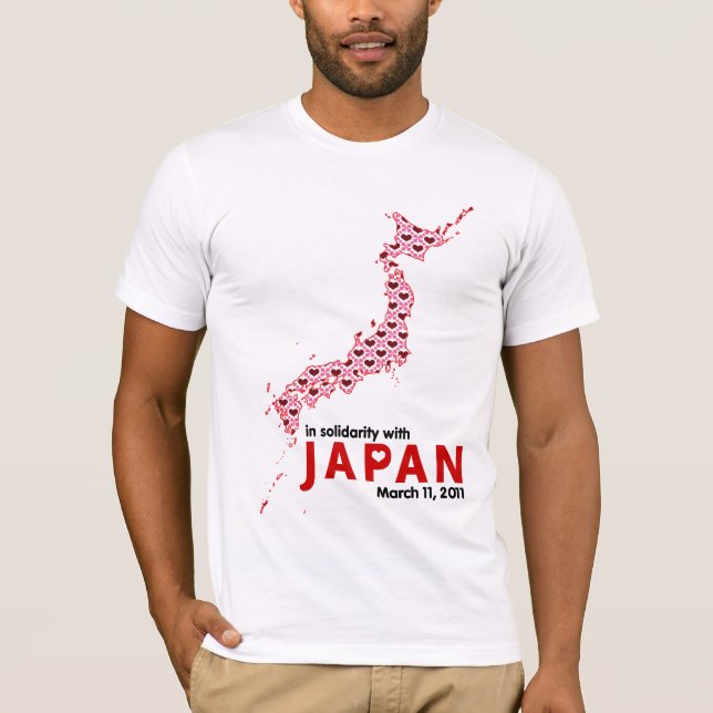 I solidaritet med Japan Tröja (Framsida)