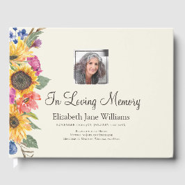 I solros med flytande minne gästböcker