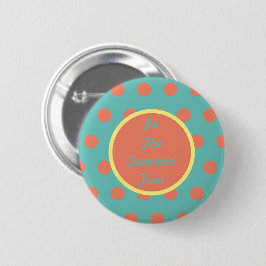 I sommartidsknappen (Aqua & Coral) Knapp