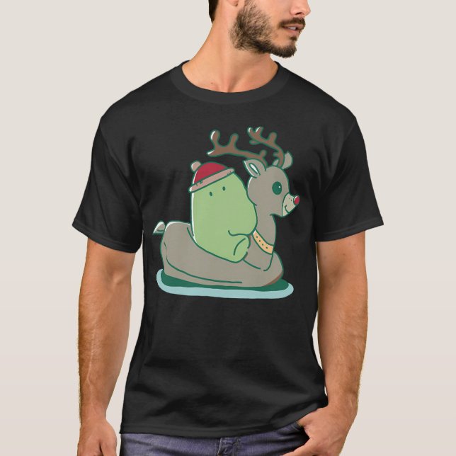 I Soop Reindeer Floatie T Shirt (Framsida)