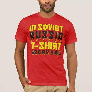 I Sovjetunionen slits T-shirt åt dig