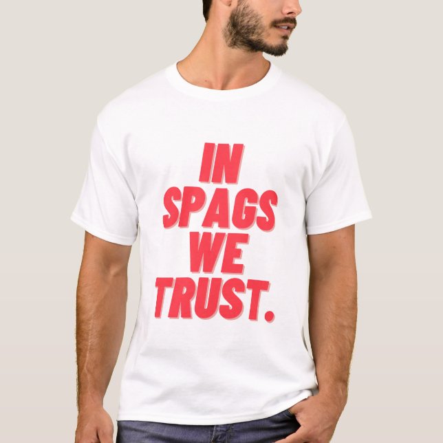 I spags vi litar t shirt (Framsida)