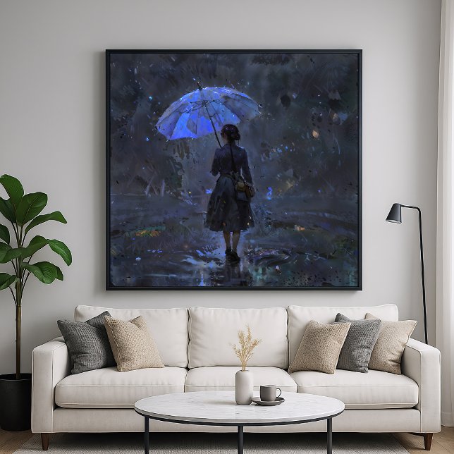I Spanien - Moody Silhouette Impressionism Stil Poster (Skapare uppladdad)